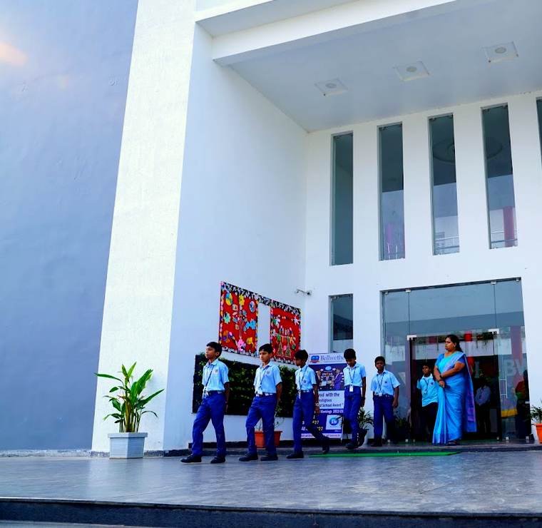 Children entering Bellwether school