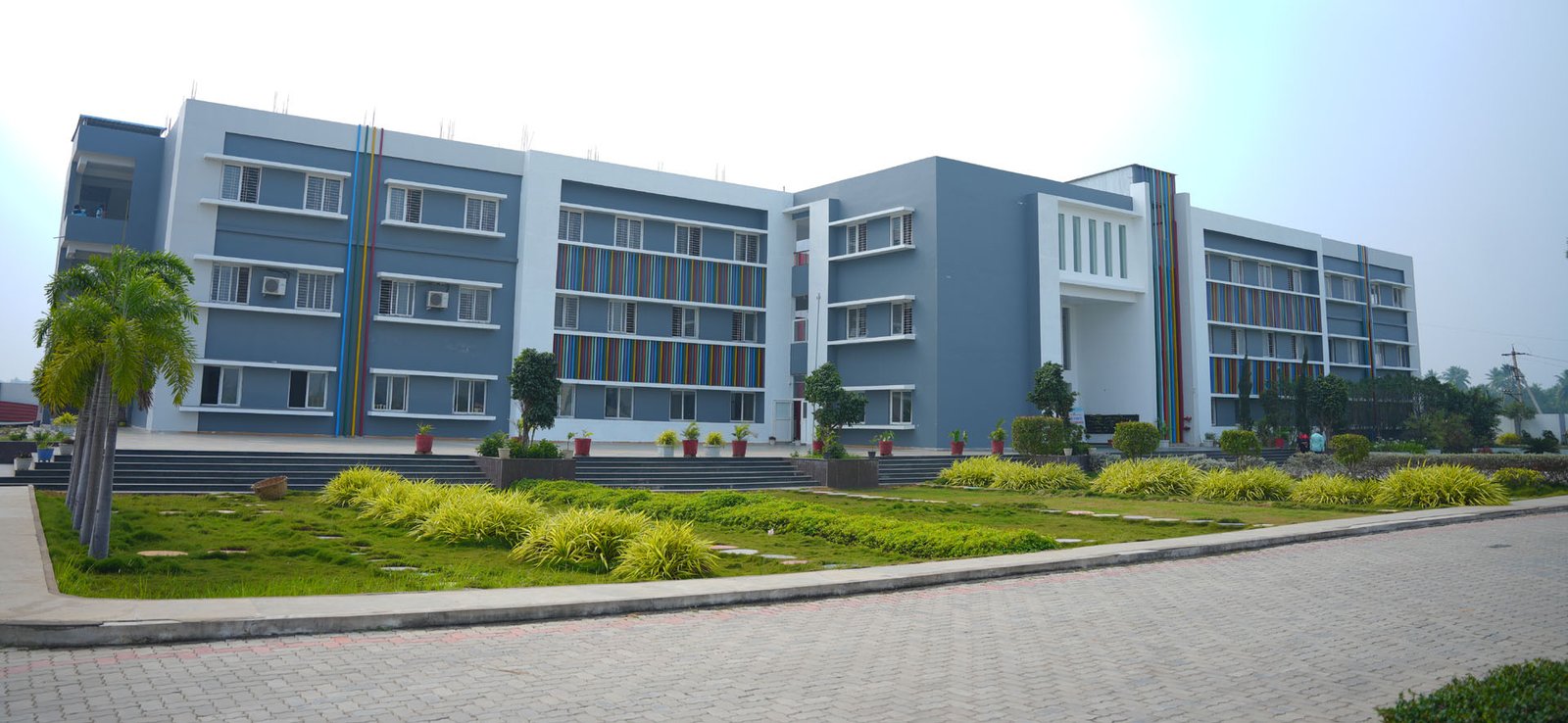 Bellwether International School buildings and landscaped grounds in Tanuku